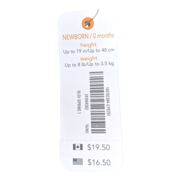 Gymboree Baby NB Blue Onesie - Picture 6 of 6